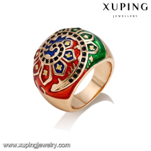 14384 оптом старинные стиль дамы ювелирные изделия подсолнуха лако-красочные палец кольцо 